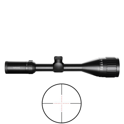 Hawke Vantage 4-12x50 AO 1 tum Belyst Mil Dot Kikarsikte