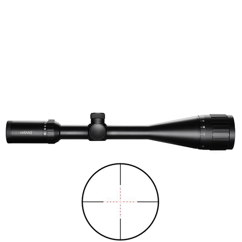 Hawke Vantage 6-24x50 AO 1 tum Belyst Mil Dot Kikarsikte