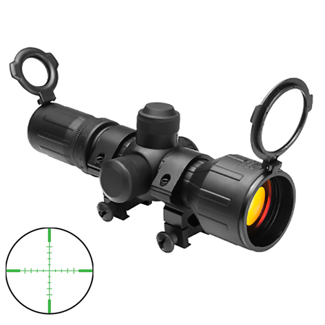 NcSTAR Compact Rubber Tactical 3-9x42 P4 Sniper Kikarsikte
