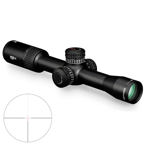 Vortex Viper PST Gen II 2-10x32 FFP Belyst EBR-4 MRAD Kikarsikte