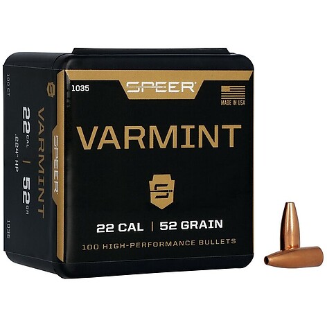 Speer Varmint JHP .224 Caliber 52gr 100/Box - bild 2 av 2