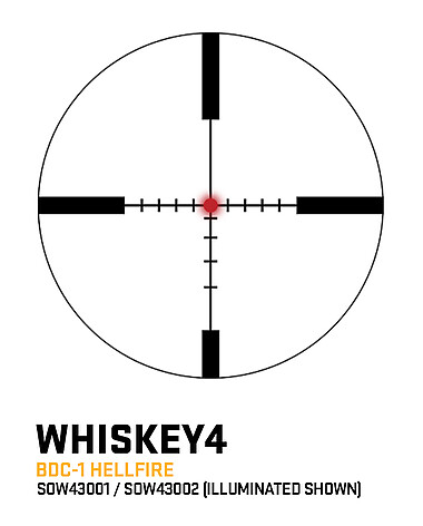 Sig Sauer WHISKEY4 3-12x44 SFP LP Quadplex Kikarsikte - bild 5 av 5