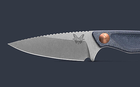 Benchmade 203-04 Dacian Blue Denim Micarta Kniv - bild 3 av 7