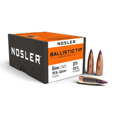 Nosler Ballistic Tip Varmint 6mm 70gr 100/Box