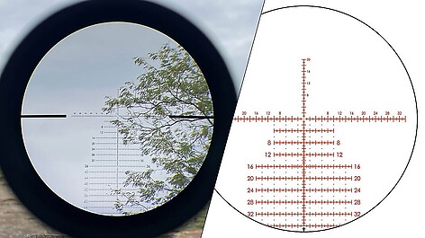 Bushnell Match Pro ED 5-30x56 SF FFP Belyst DM2 MOA - bild 7 av 9