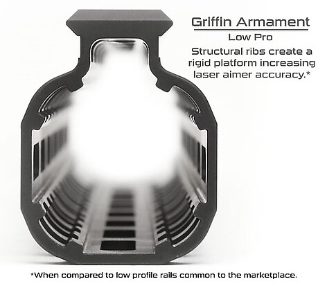 Griffin Armament Low-Pro M-LOK 343mm Handguard - bild 2 av 2