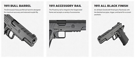 Springfield 1911 Emissary 9mm x 19 5 tum 9rd - bild 6 av 6