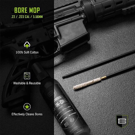 Breakthrough Clean Bore Mop .22 LR/.223 Remington - bild 2 av 4