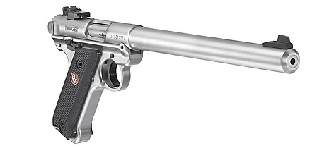 Ruger MKIV Target 10 tum.22 LR Rostfri Pistol - bild 5 av 5