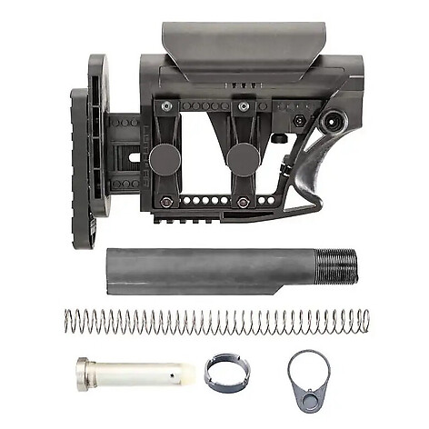 Luth-AR Modular Buttstock Assembly Carbine .308 Kit Svart