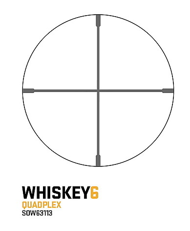 Sig Sauer WHISKEY6 3-18x44 SFP Quadplex Kikarsikte - bild 9 av 9