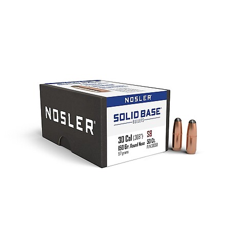 Nosler Solid Base RN .30 150gr 50/Box - bild 2 av 2