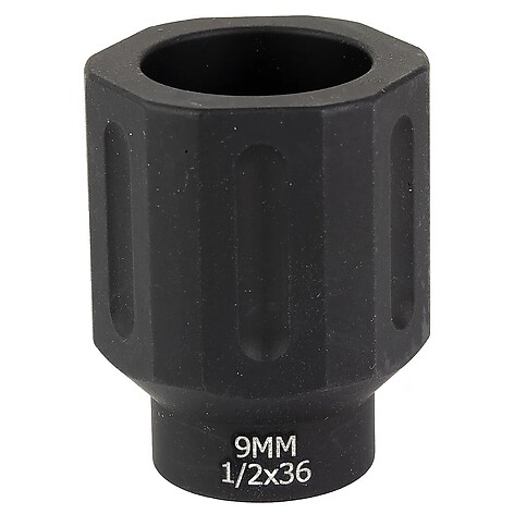 Battle Arms Flashcan 9mm Luger 1/2-36 Svart Mynningsbroms