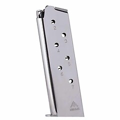 Mec-Gar Colt 1911 .45 ACP 7 Skott Magasin Silver