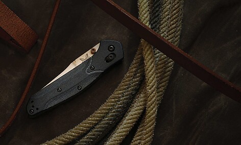 Benchmade 940-04 Osborne Denim Micarta Kniv - bild 4 av 8