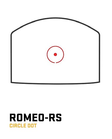 Sig Sauer Romeo-RS Pro 1x31 Circle Dot Svart - bild 6 av 7