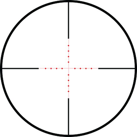 Hawke Vantage 3-9x50 AO 1 tum Belyst Mil Dot Kikarsikte - bild 5 av 5