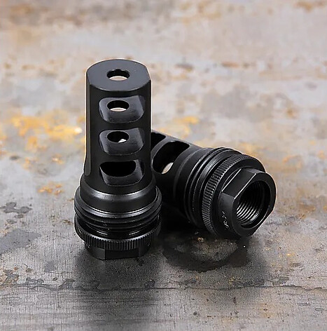 SilencerCo ASR Muzzle Brake .458 SOCOM 5/8-24 - bild 2 av 2