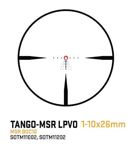 Sig Sauer TANGO-MSR LPVO 1-10x26 FFP IR MSR-BDC10 FDE - bild 6 av 6