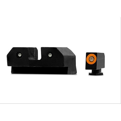 XS Sights R3D Glock 17,19,22-24,26,27,31-36,38 Orange Nattsikte