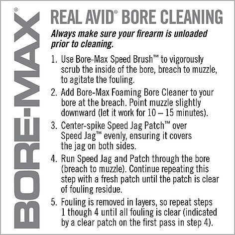 Real Avid Bore-Max Speed Jag Patches Refill 102mm Pistol .22 - bild 6 av 6