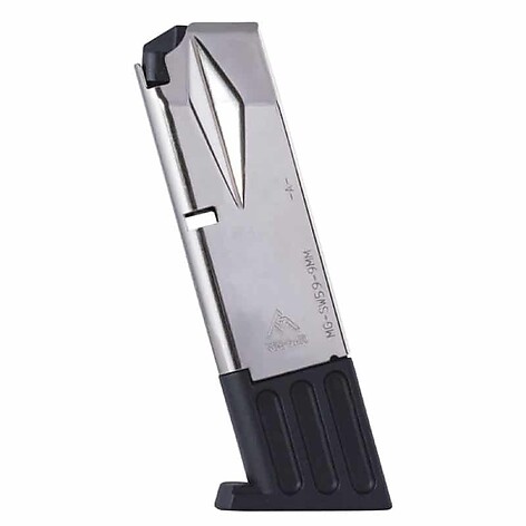 Mec-Gar S&W 5900 Series 915/910/695 9mm 10 Skott Magasin Silver