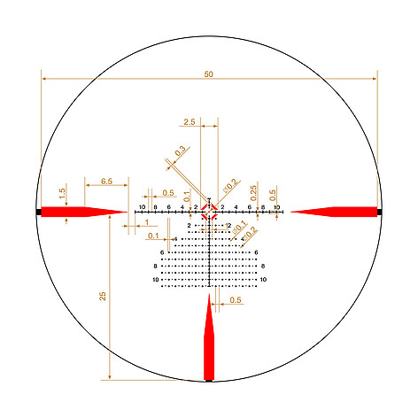 Riton Optics X5 Tactix 1-10x24 LPVO FFP Belyst 3OT Kikarsikte - bild 4 av 5