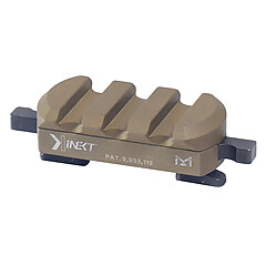 Kinetic Picatinnyskena QD M-LOK 3-slot FDE