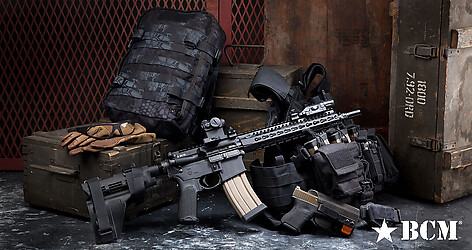 Bravo Company KMR Alpha 10 Keymod 267mm Handguard Svart - bild 3 av 5