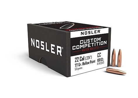 Nosler Custom Competition HPBT .22 77gr 100/Box - bild 2 av 2