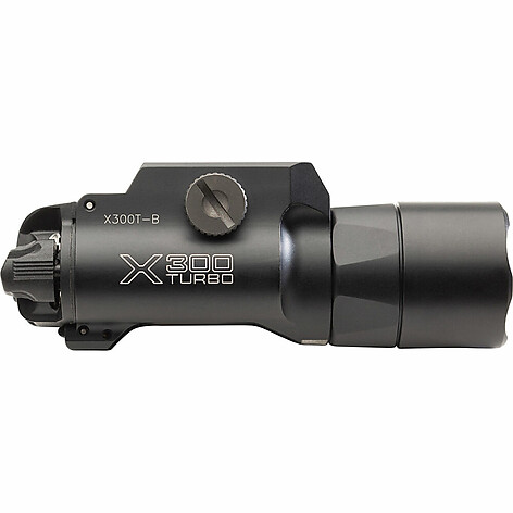 Surefire X300 Turbo Vapenlampa T-slot Svart - bild 2 av 7