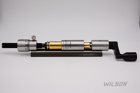 L.E Wilson Case Trimmer Mikrometer .50 BMG Silver - bild 4 av 4