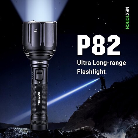 Nextorch P82 Long Range 1200lm Vit LED Ficklampa - bild 3 av 8