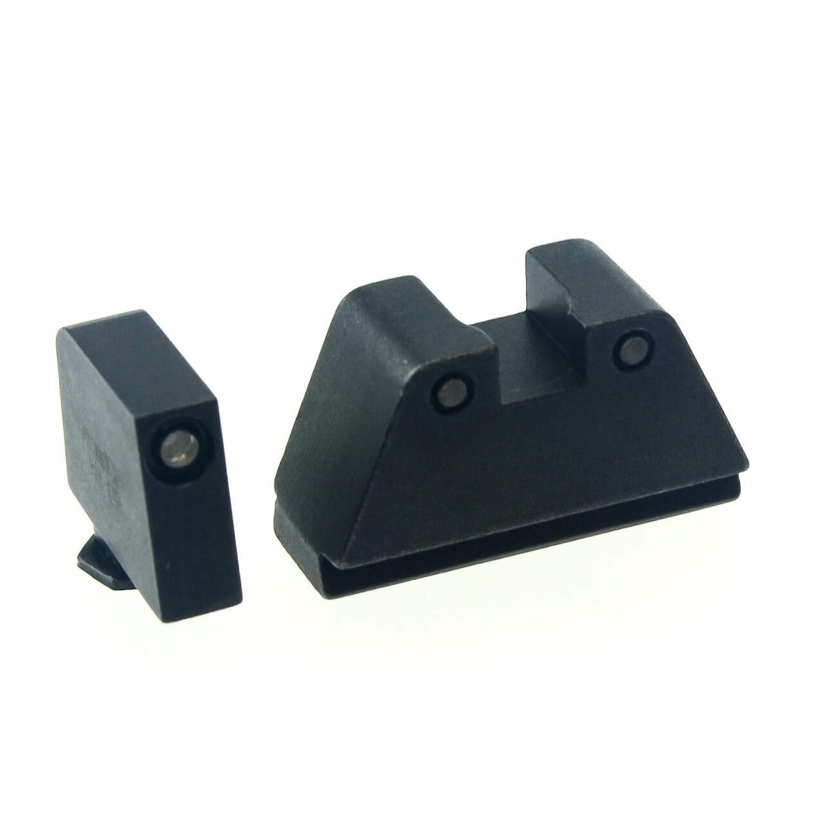 thumbnail image 2 of AmeriGlo GL-429 Tall Suppressor Height Sights – Glock – Black Steel – Front & Rear Set 2 of 4