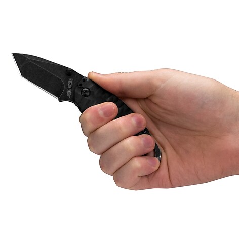 Kershaw Shuffle II Tanto Kniv Svart - bild 3 av 3