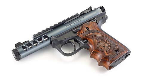 Ruger MKIV 22/45 Lite Diamond Grey .22 LR Pistol - bild 4 av 6