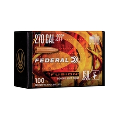 Federal Fusion Bullets 270 Cal (.277) 150gr 100/Box