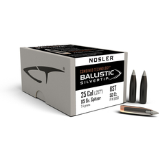 Nosler Ballistic Silver Tip .25 115gr 50/Box