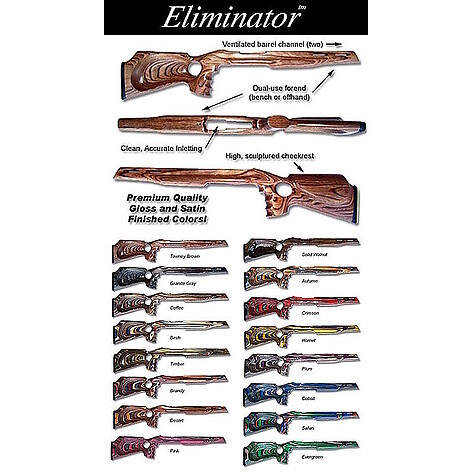 Stockys Eliminator Ruger 10/22 Pistolgrepp Thumbhole Safari Gloss