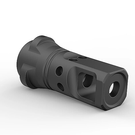 Breek Arms Echo Single Port Muzzle Brake.223/5.56 1/2-28 - bild 3 av 3