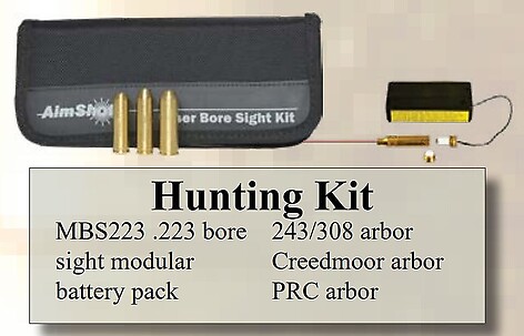 AimShot 9mm/30 inkl 5 Arbors Boresight - bild 2 av 2