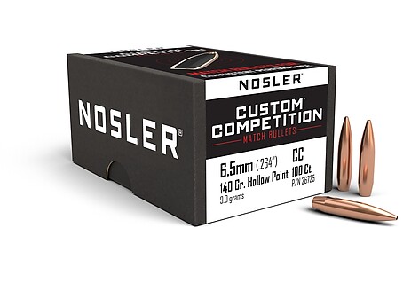 Nosler Custom Competition HPBT 6.5mm 140gr 100/Box - bild 2 av 2