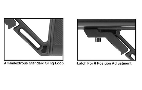 Leapers UTG Pro AR15 OPS Ready S2 Mil-Spec Stock Only - bild 3 av 7