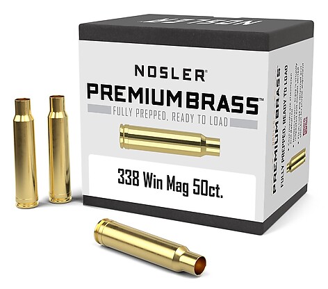 Nosler Hylsor 338 Winchester Magnum 50/Box - bild 2 av 3