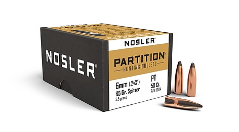 Nosler Partition 6mm 85gr 50/Box - bild 2 av 2