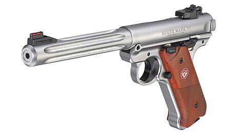 Ruger MKIV Hunter .22 LR Rostfri Pistol - bild 3 av 6