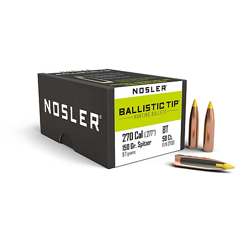 Nosler Ballistic Tip Hunting .270 150gr 50/Box