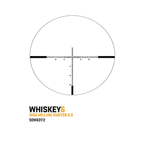 Sig Sauer WHISKEY6 3-18x44 SFP MOA Milling Hunter 2.0 Kikarsikte - bild 7 av 7