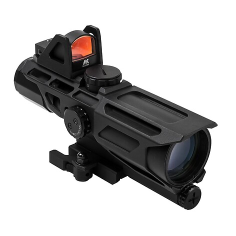 NcSTAR USS 3-9x40 med Red-Dot Belyst P4 Sniper Kikarsikte