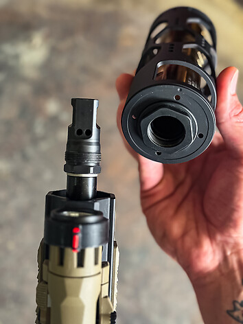 Breek Arms Plan B Echo Single Port Muzzle Brake 9mm 1/2-28 - bild 3 av 6